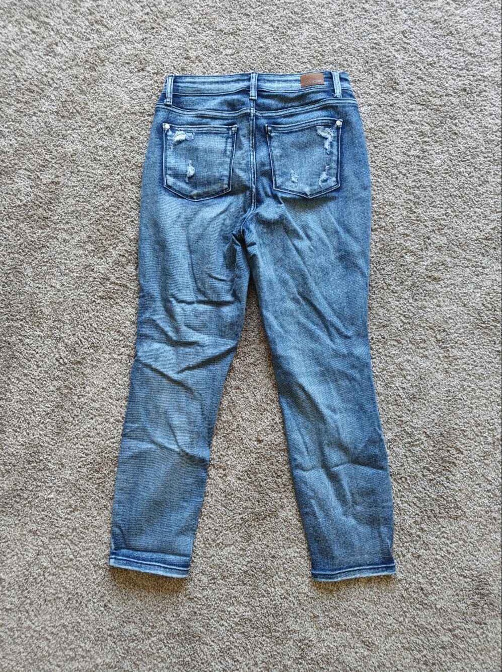 Judy Blue Boyfriend Fit Light Wash Women's Blue Jeans Size 5 | 27 - Picture 3 of 3